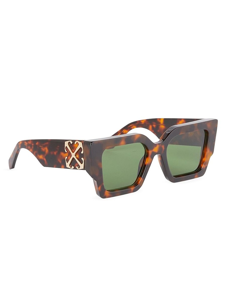 Women's Catalina 53MM Rectangular Sunglasses - Brown Pattern
