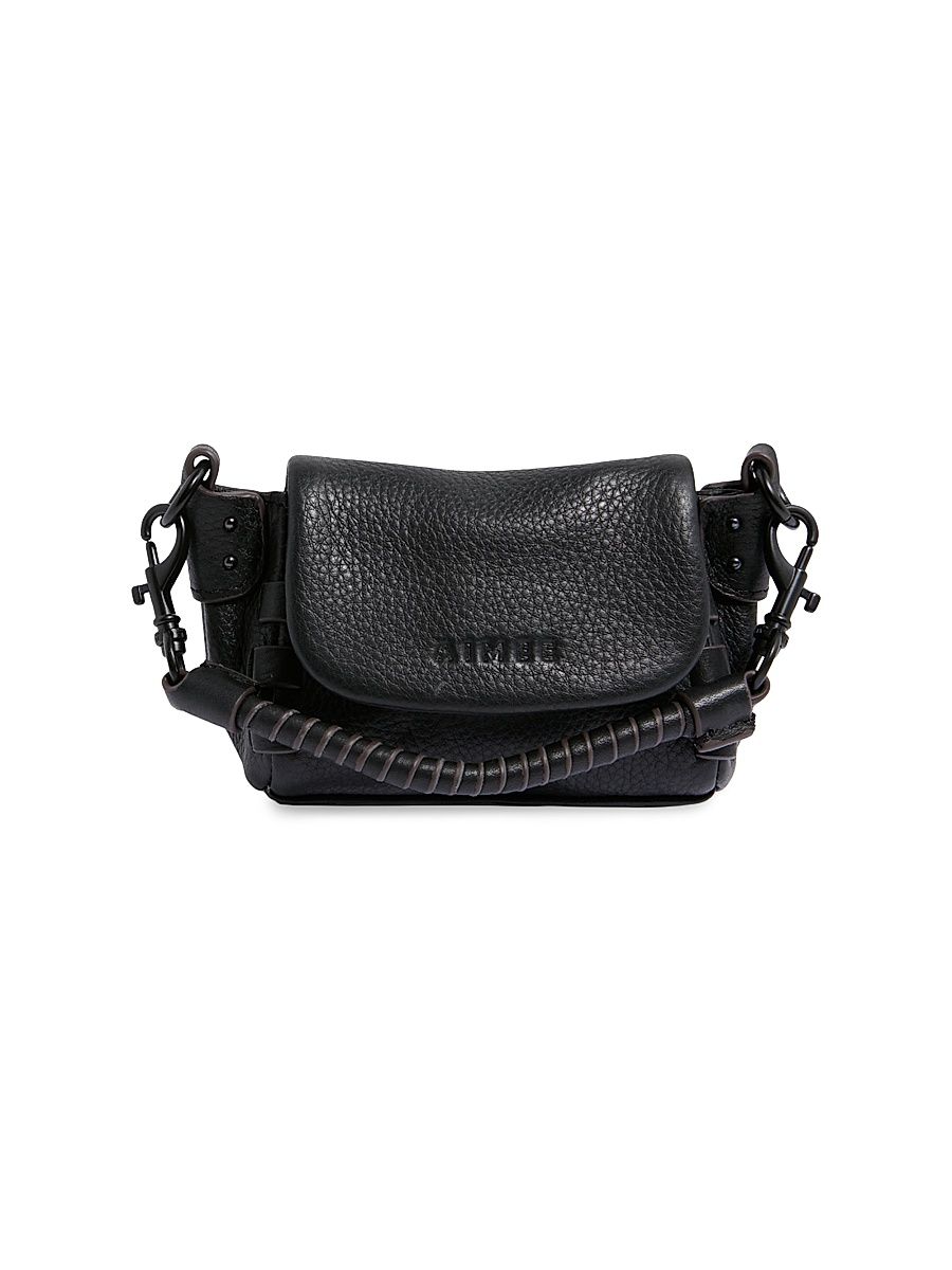 Women's Zen Leather Charm - Black