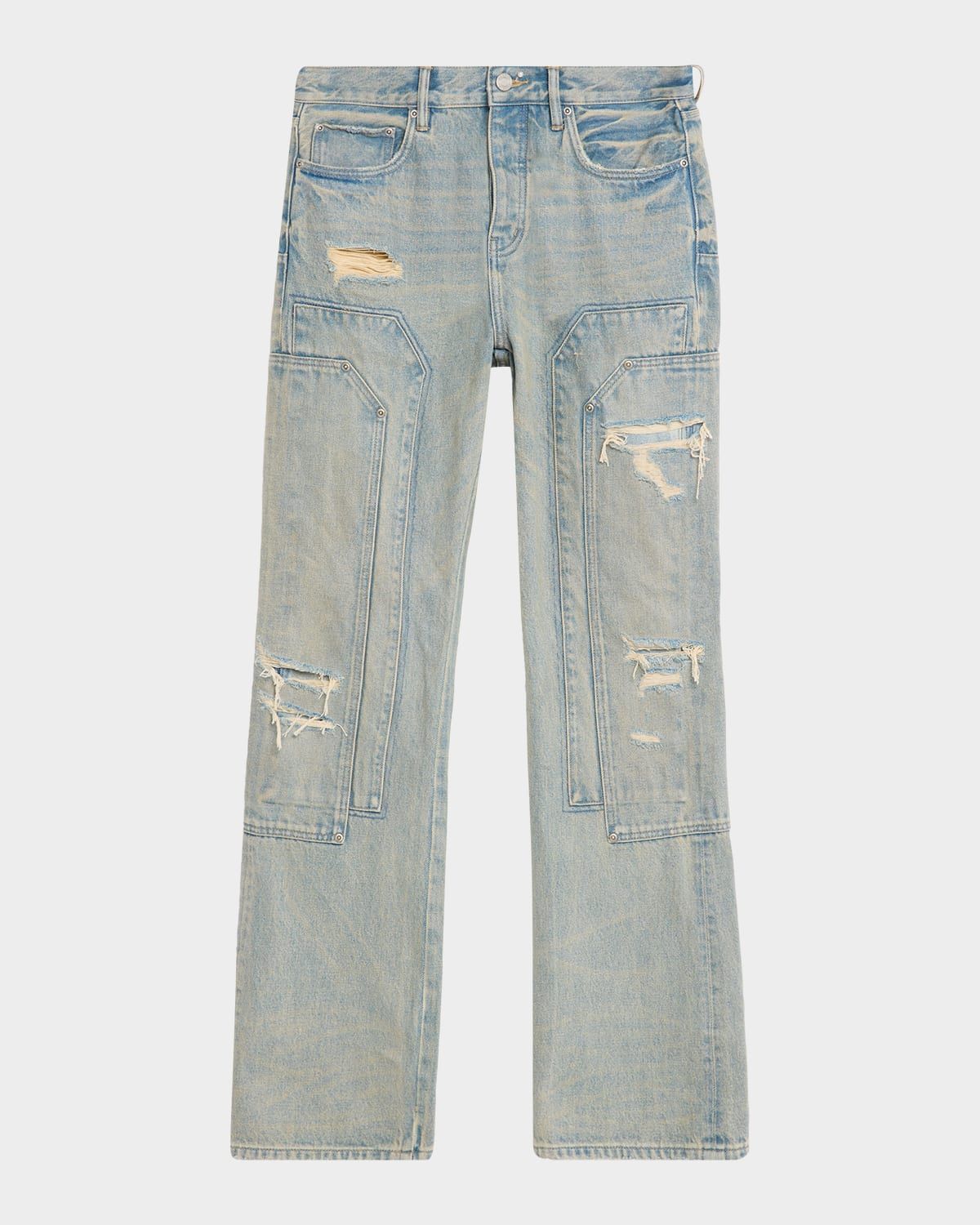 Men & apos;s Double Carpenter Bootcut Denim Jeans