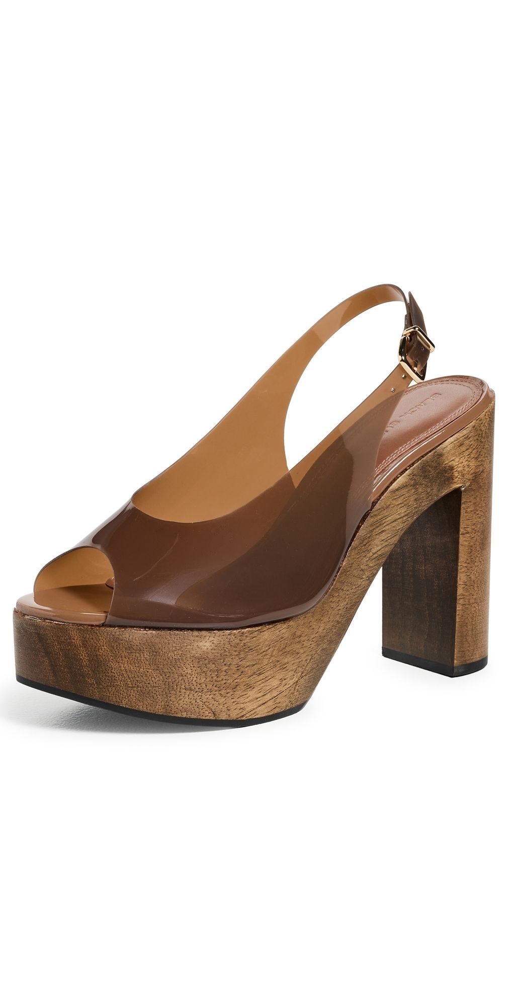 Black Suede Studio Landy 125 Sandals Mousse Leather 36