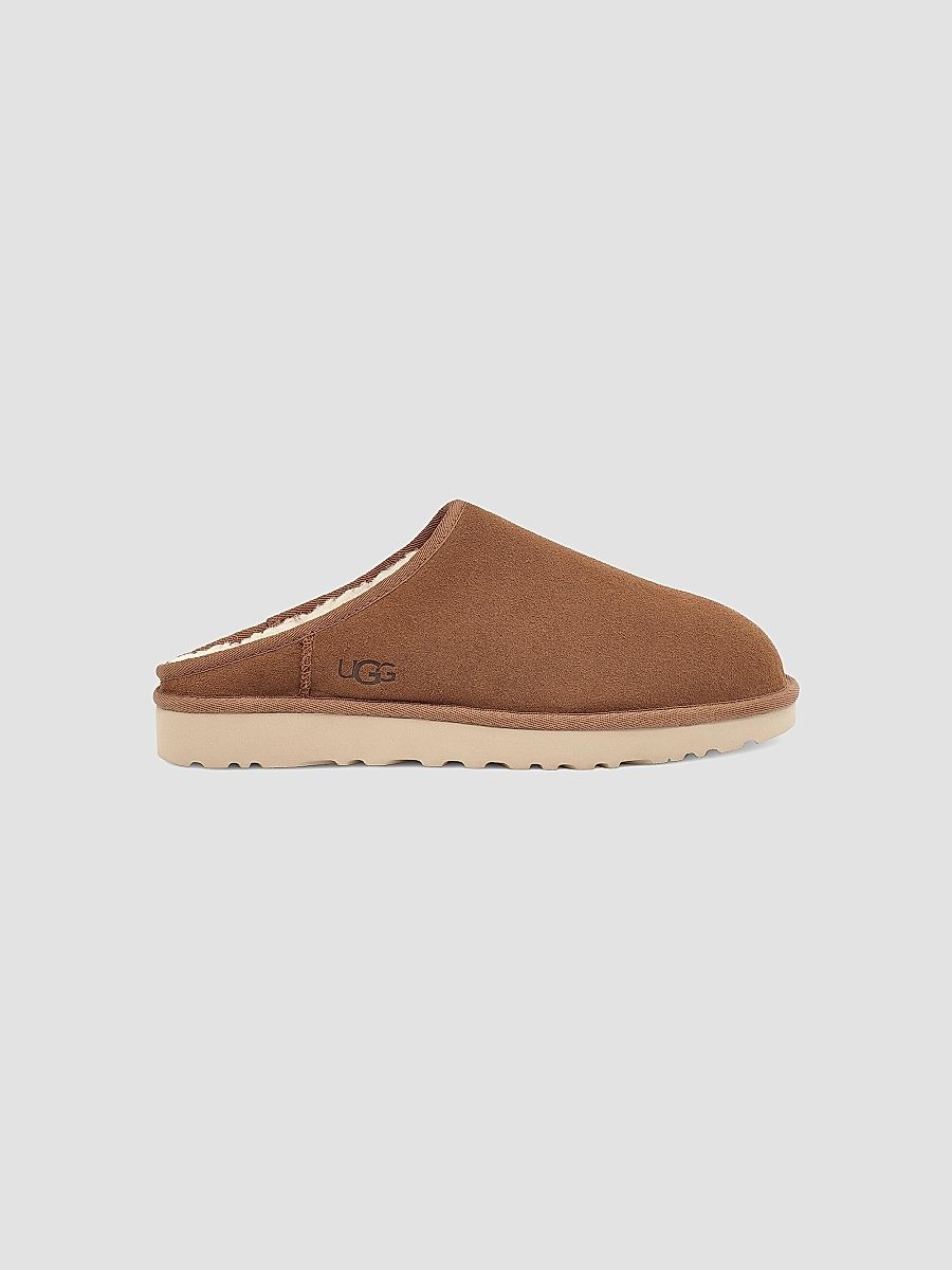 Men's Classic Suede Slip-On Shoes - Chestnut - Size 12