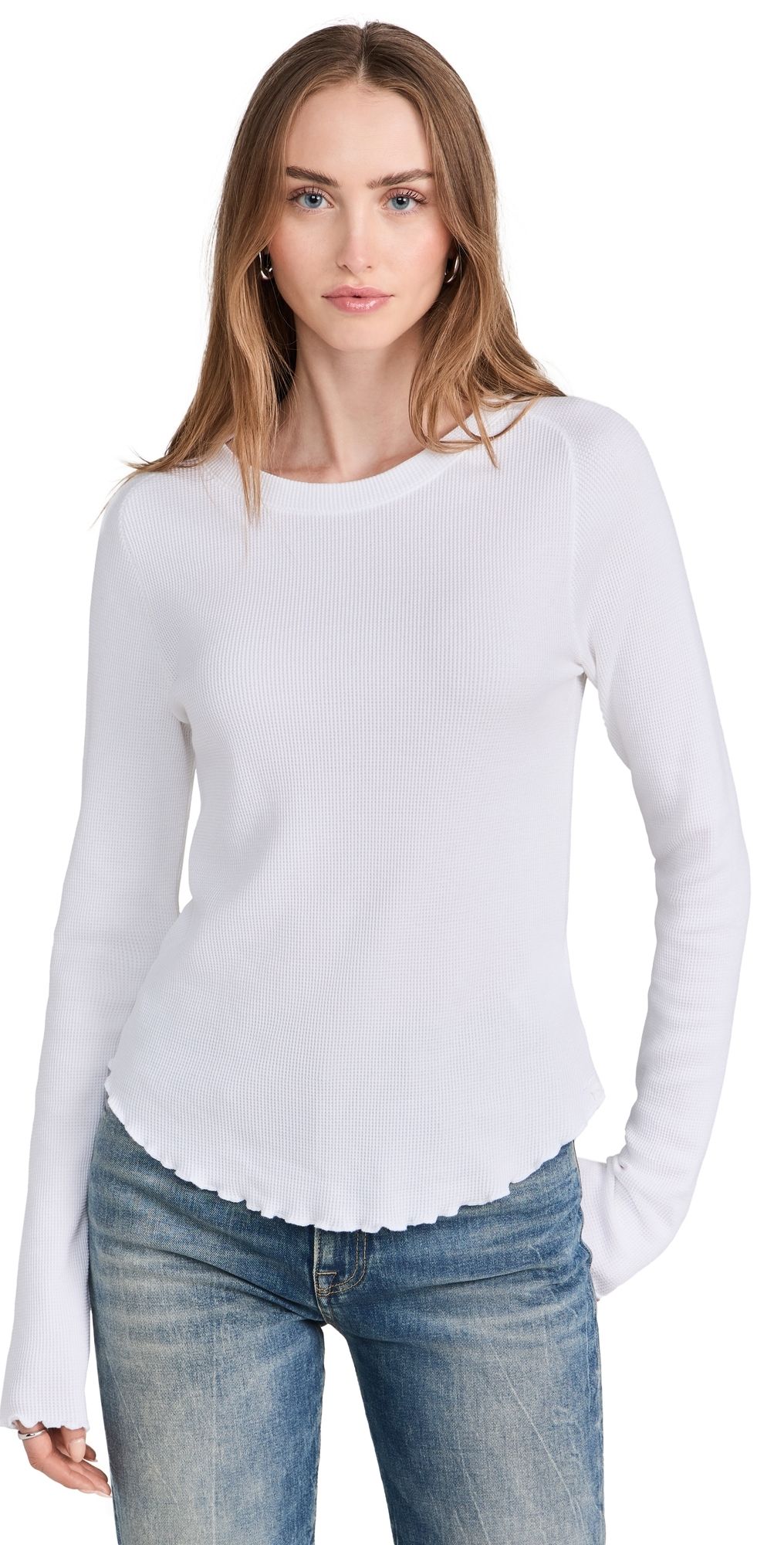 Free People Easy Does It Thermal White XL
