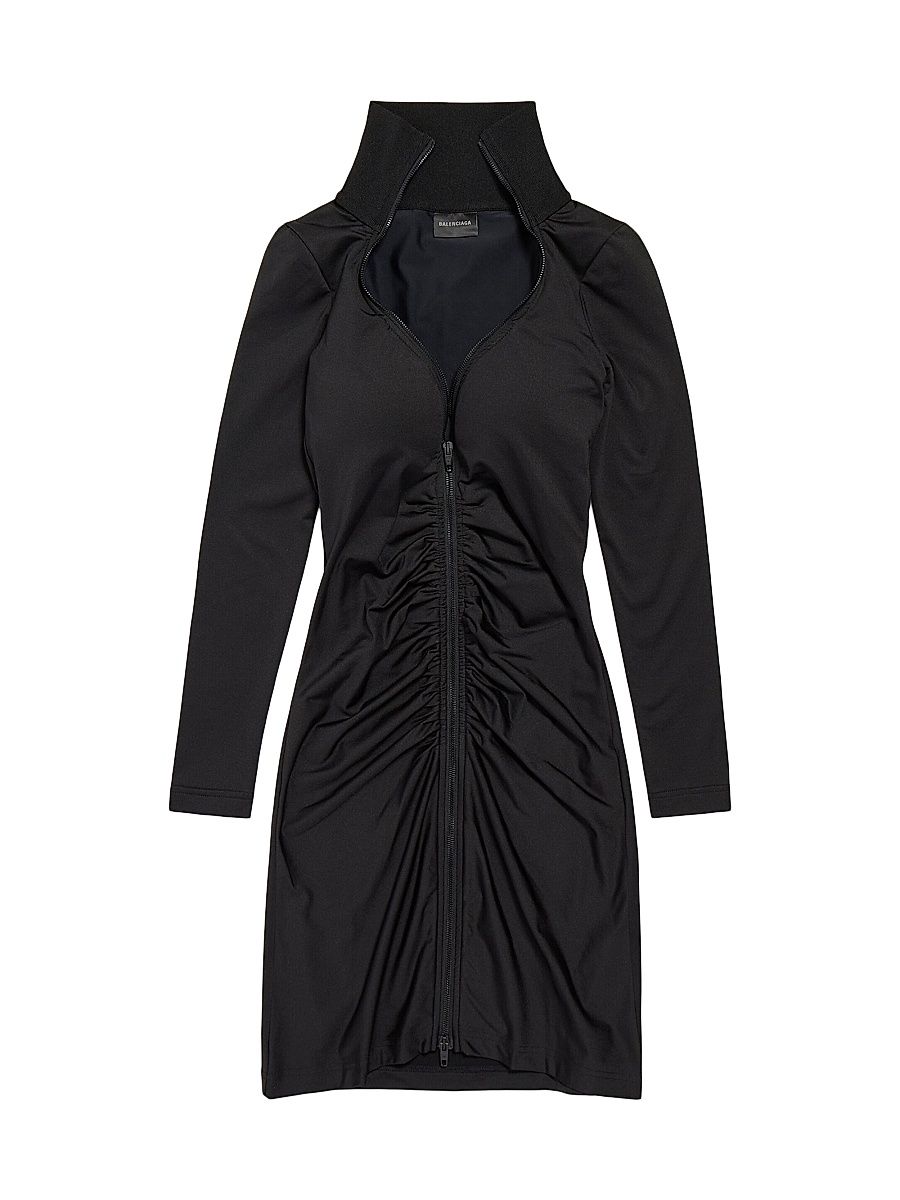 Women's Bra Cut Mini Dress - Black - Size Small