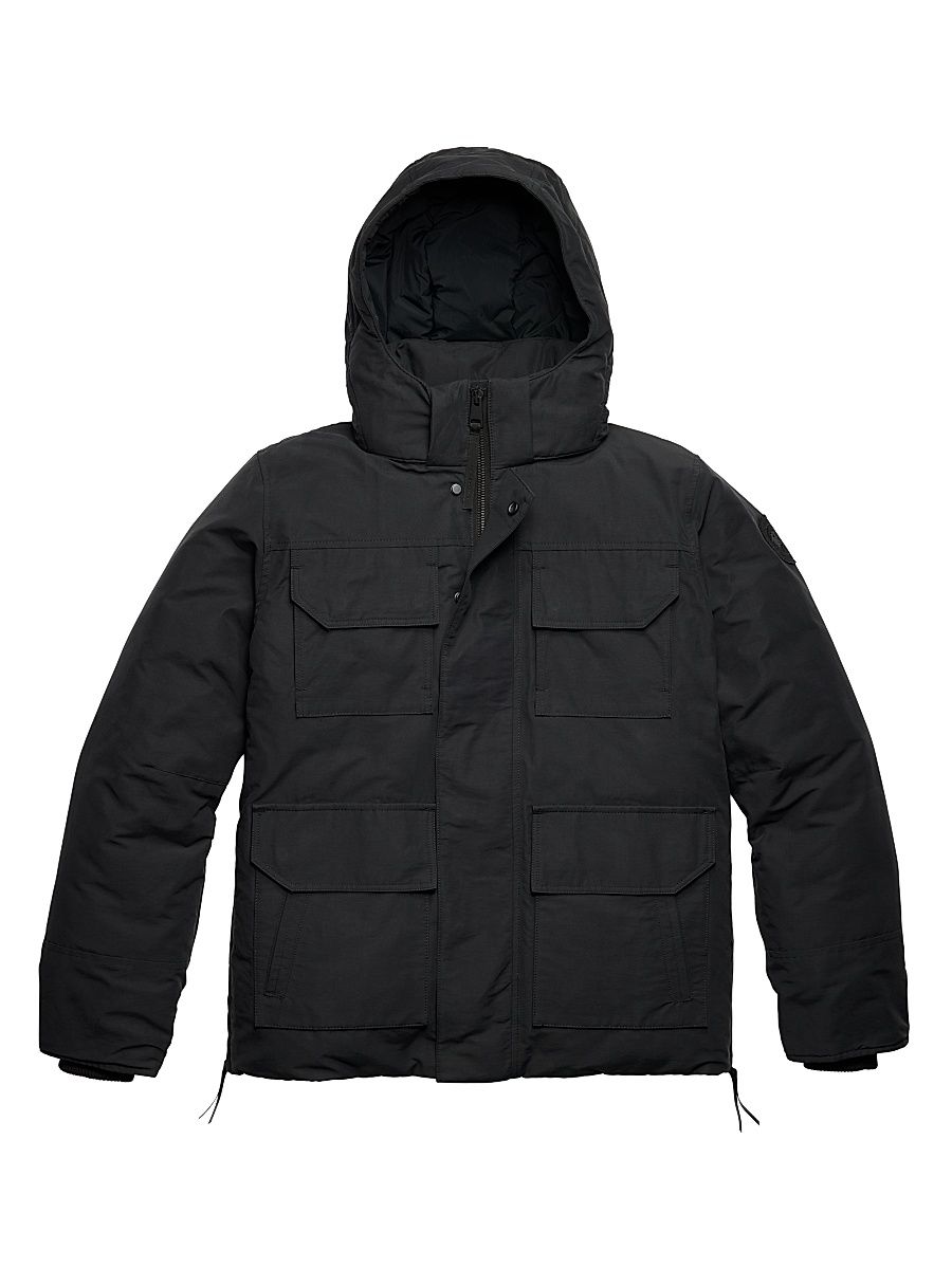 Canada Goose Men's Maitland Cotton Down-Filled Parka - Black - Size Medium