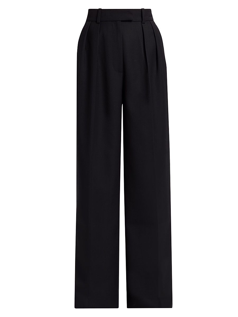Women's Lou High-Rise Trousers - Black - Size 8