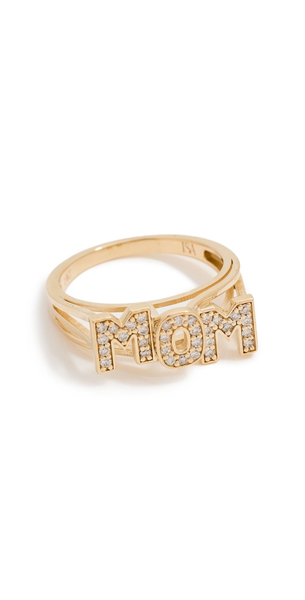Isa Grutman 14k Mom Ring Yellow Gold 7