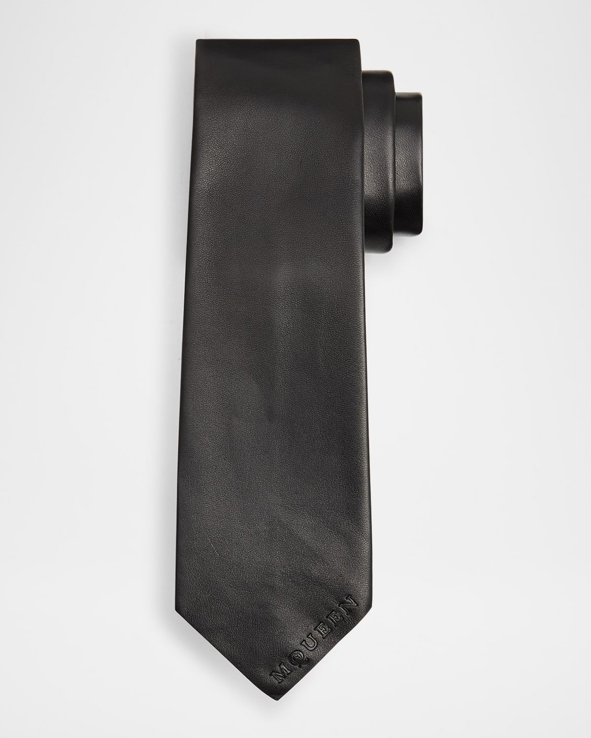 Men & apos;s Solid Lamb Leather Tie