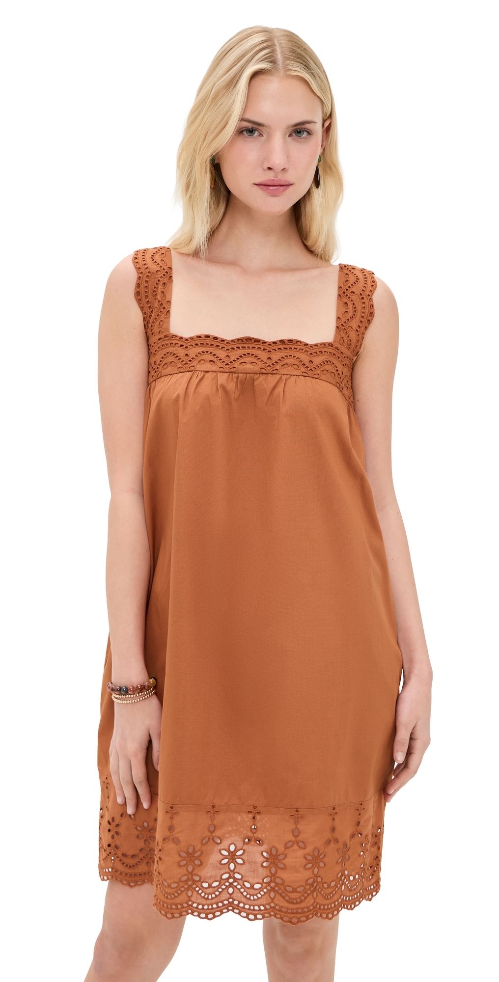 Playa Lucila Tobacco Mini Dress Tobacco S