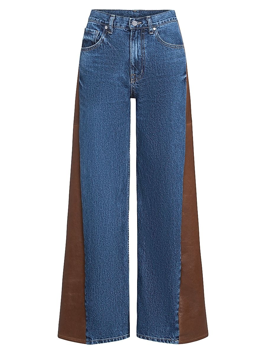 Women's Ramblin Man Wide-Leg Jeans - Paris Cognac - Size 31