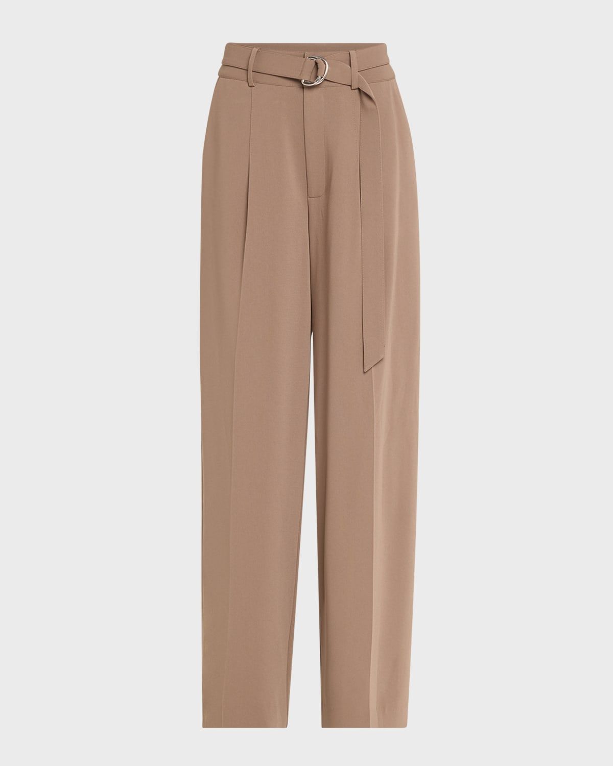 Genna Belted Wide-Leg Pants