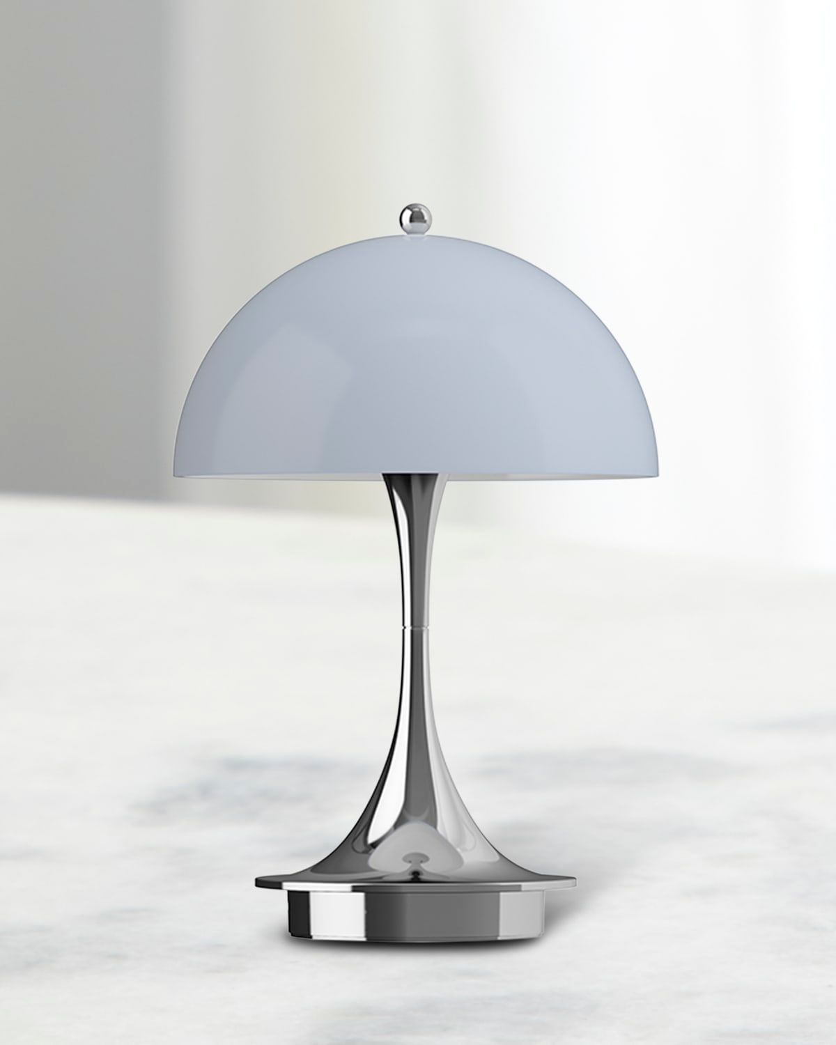 Panthella Portable Metal Table Lamp, 10"