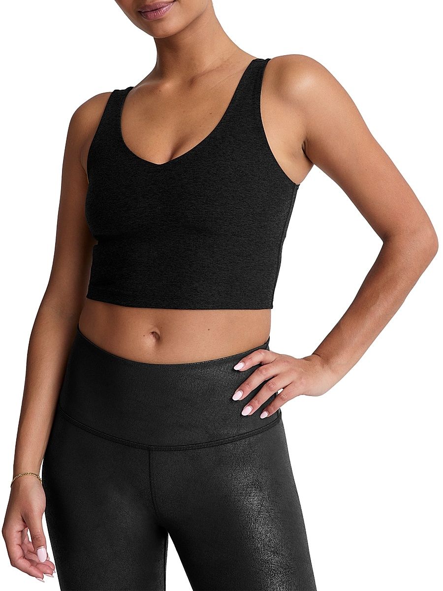 Women's Good Day Crop Tank - Darkest Night - Size XL