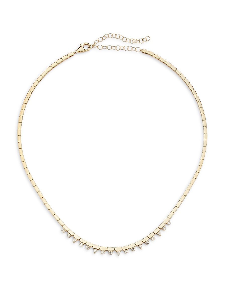 Women's 14K Yellow Gold & 0.76 TCW Diamond Necklace - Yellow Gold