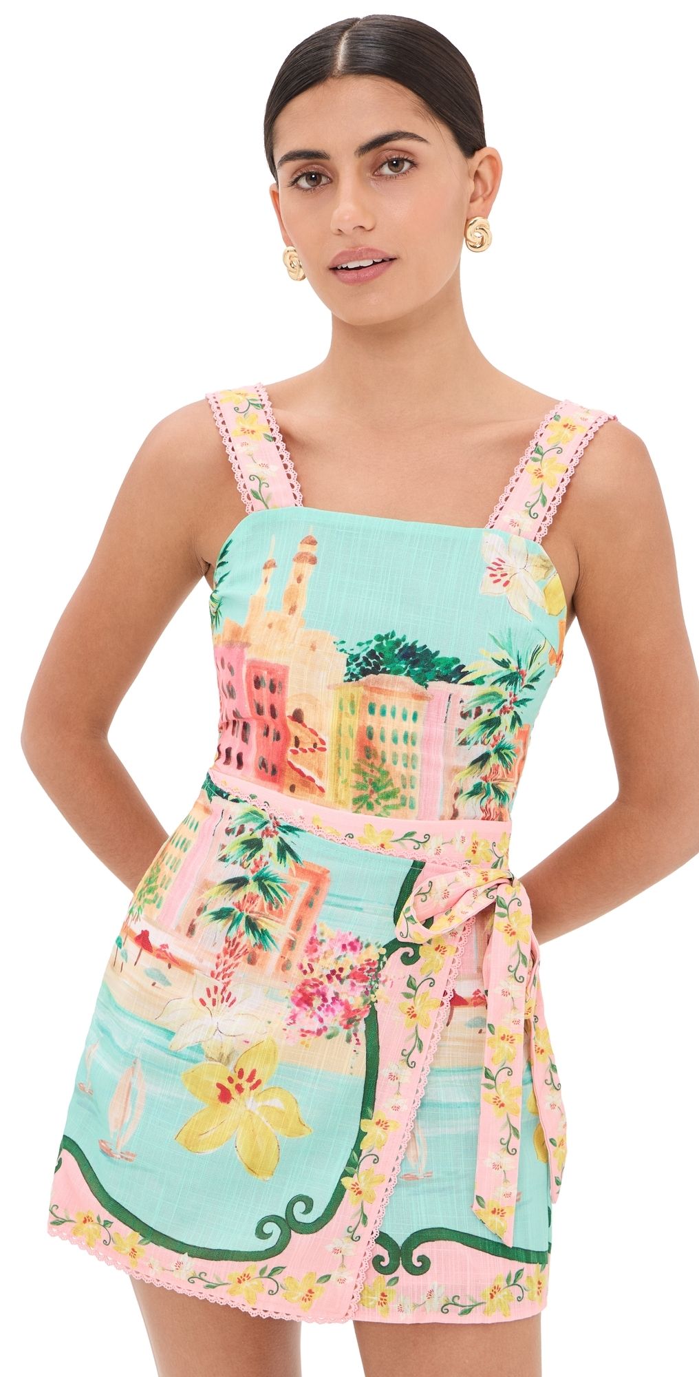 En Saison Selena Romper Pink Multi M