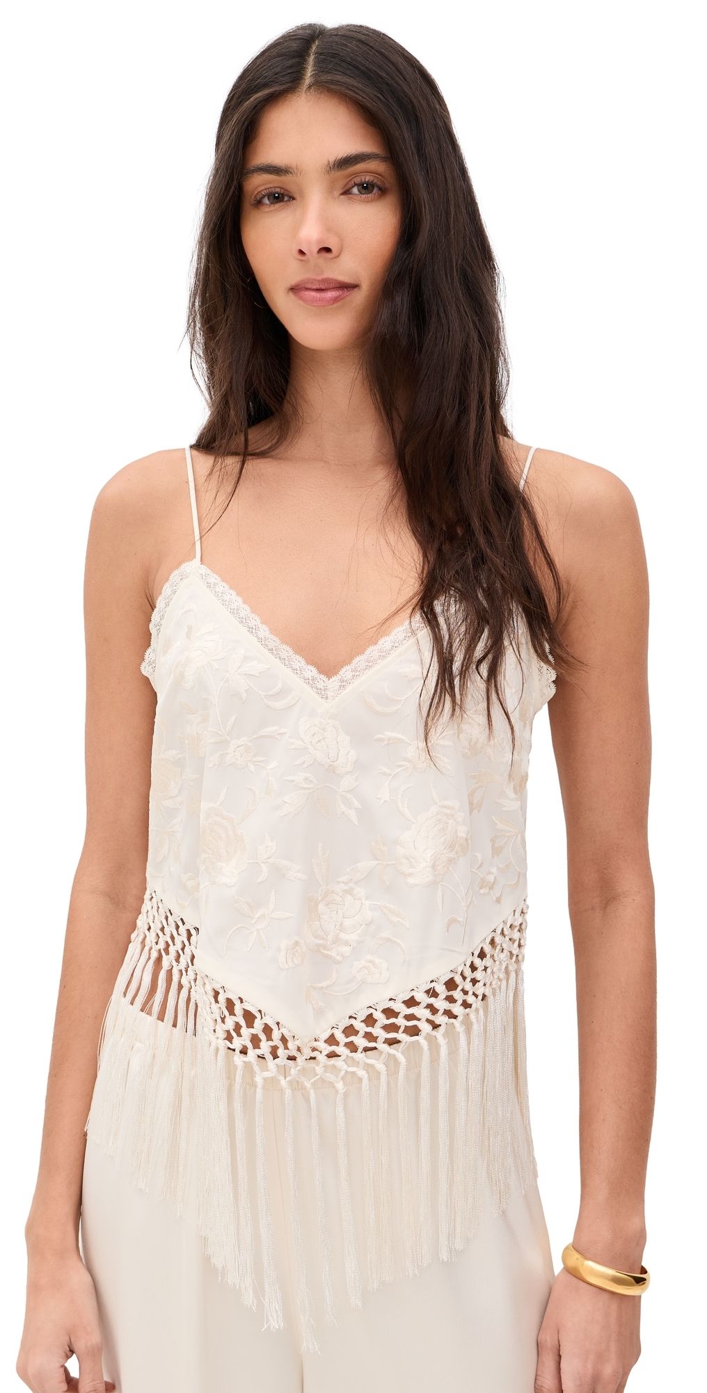 LoveShackFancy Annemarie Top Ivory XXL