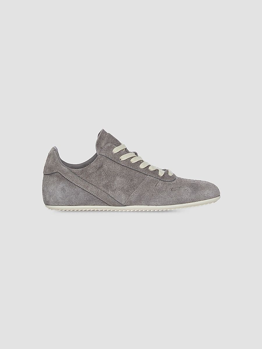 Men's Suede Low-Top Sneakers - Steel Milk - Size 13