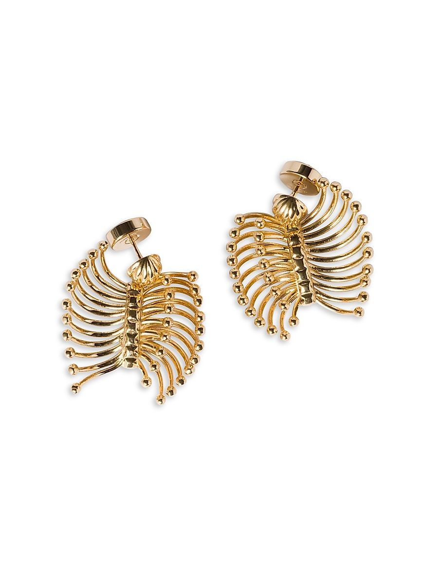 Women's Metal Earrings - Gold