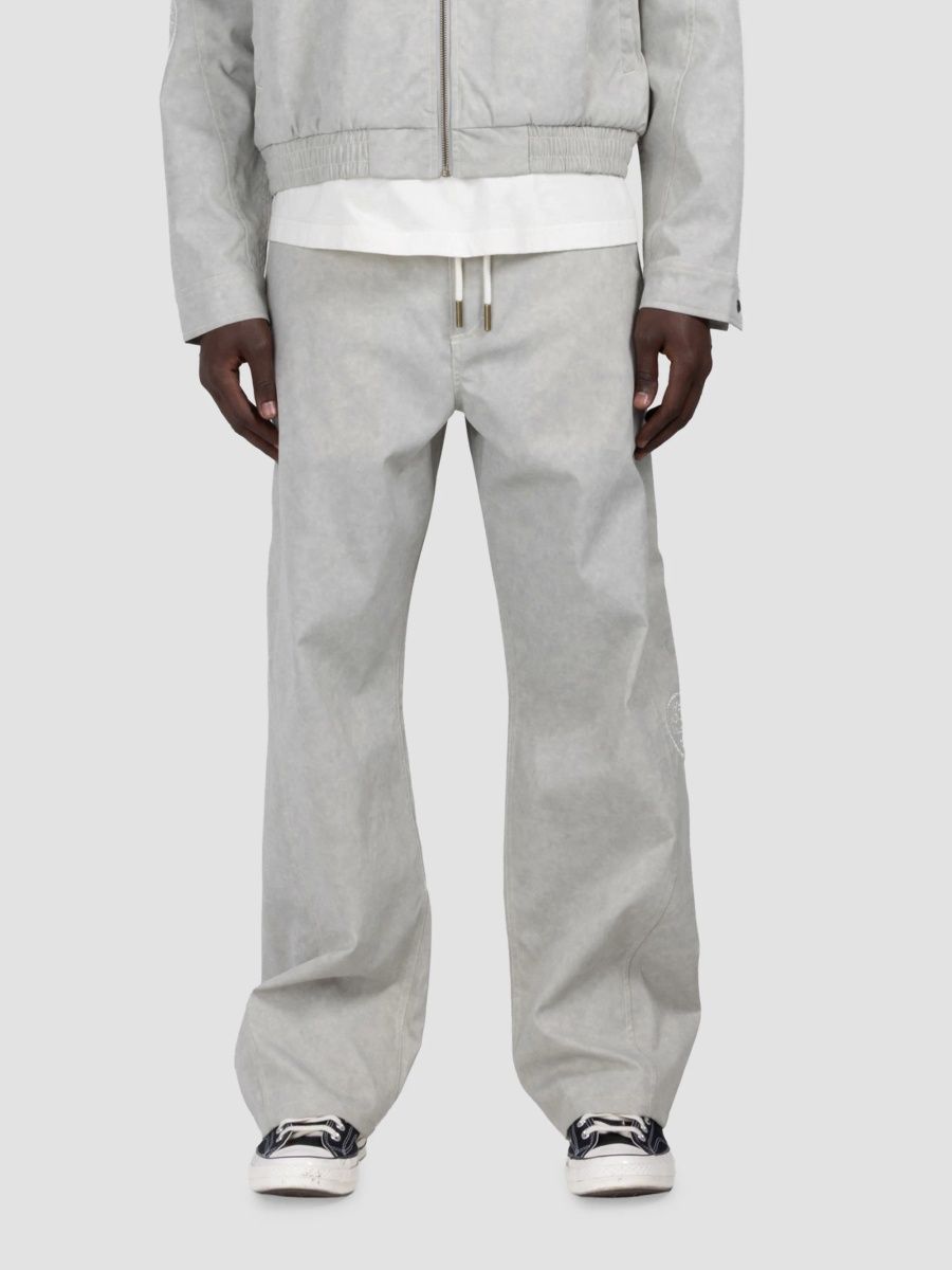 Honor The Gift Men's Logo-Embroidered Brushed Twill Pants - Stone - Size XXL