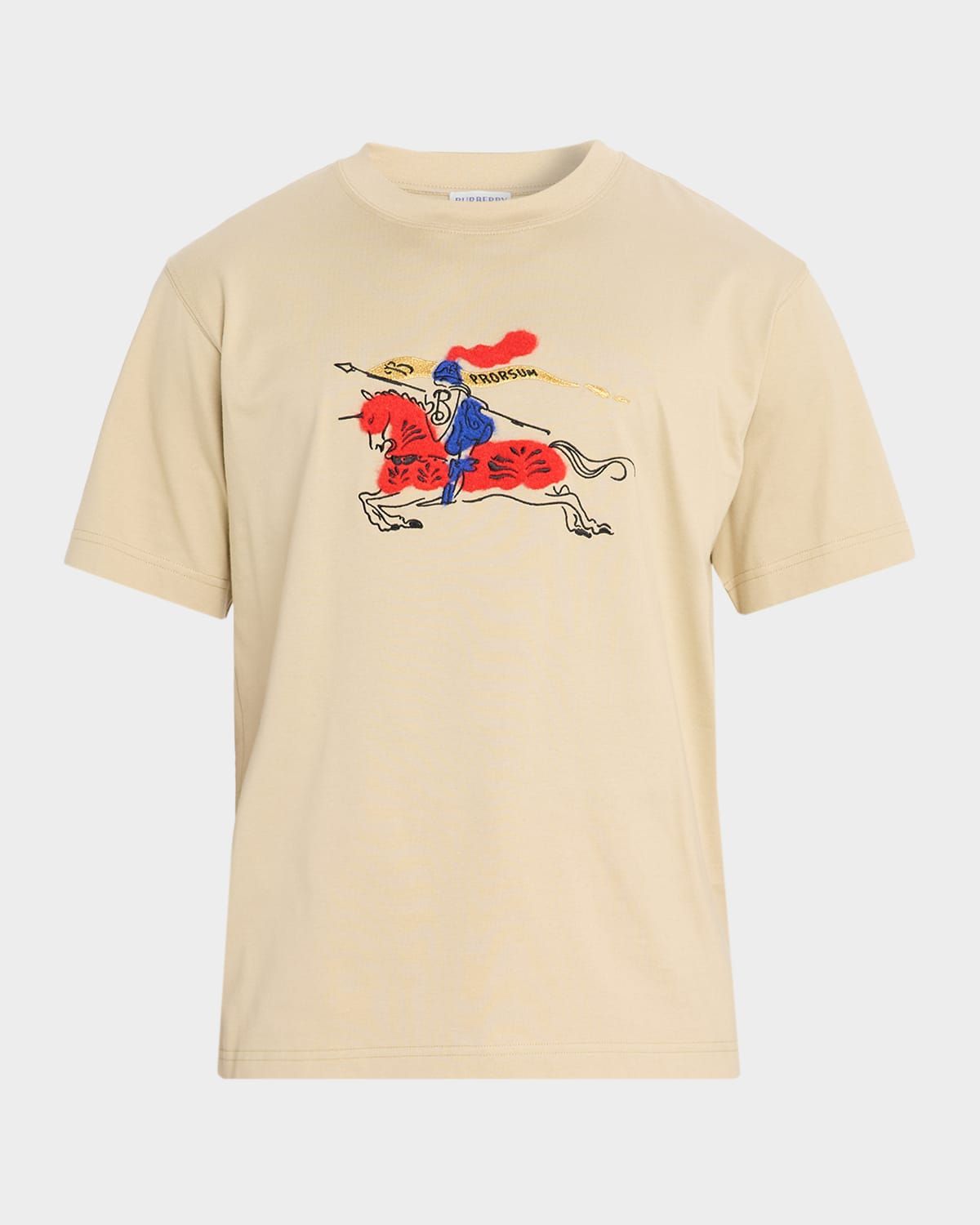 Men & apos;s Year of the Horse Embroidered EKD Cotton T-Shirt