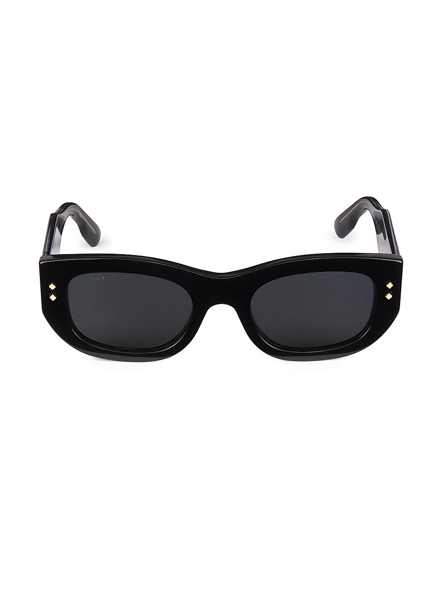 Women's Nouvelle Vague 51MM Rectangular Sunglasses - Black