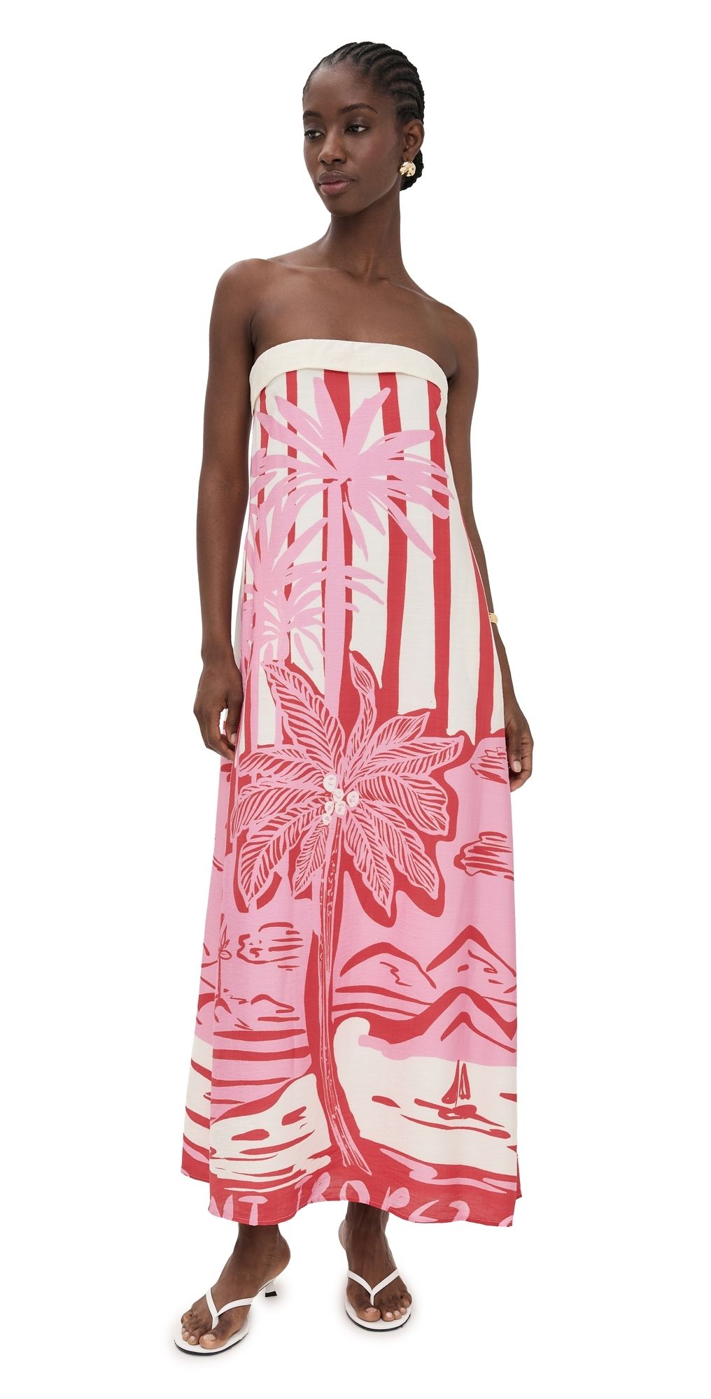 Seven Wonders Saphira Maxi Dress Tropez Pink L