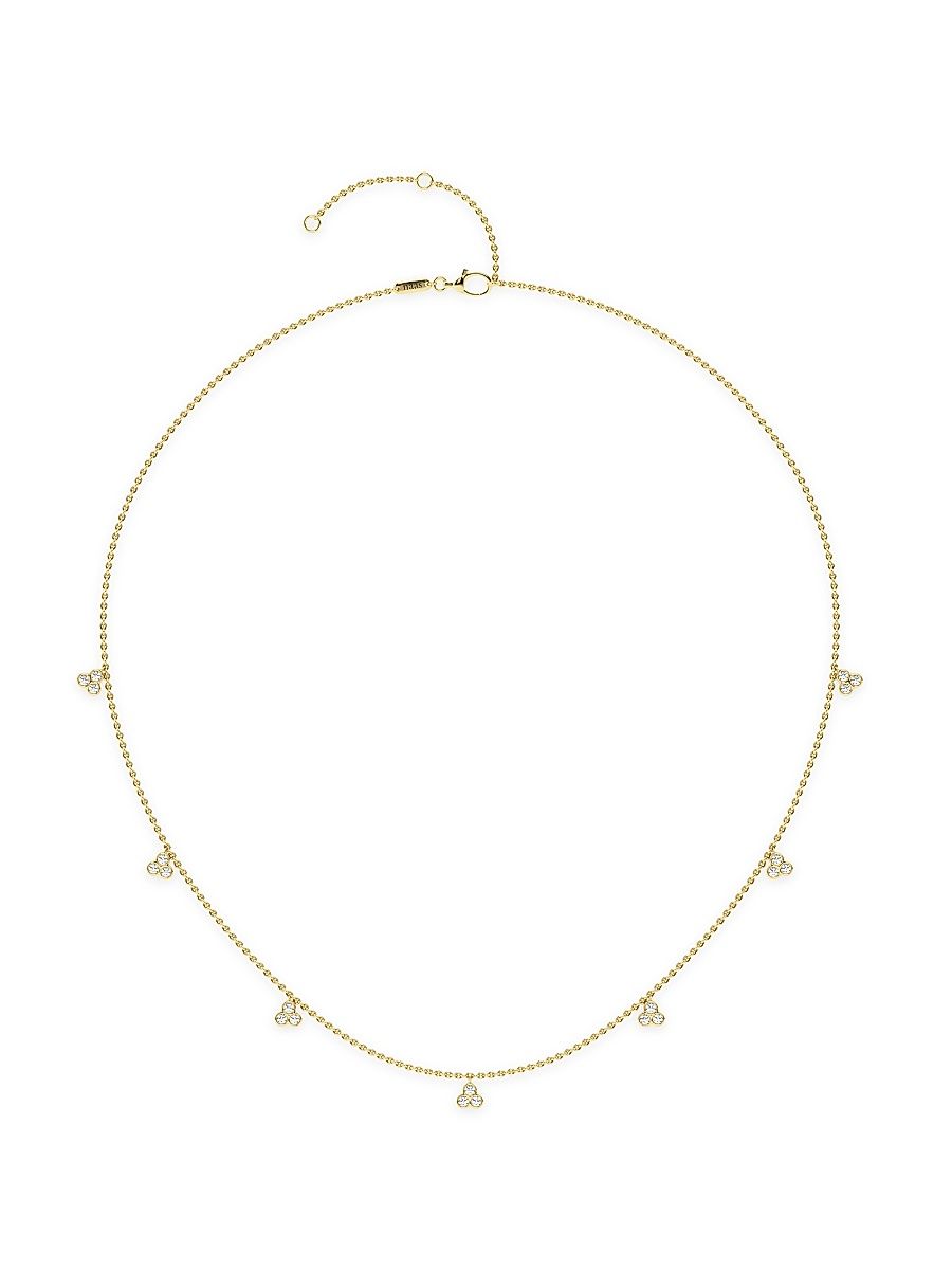 Women's Romancing 14K Yellow Gold & 0.63 TCW Lab-Grown Diamond Necklace - Yellow Gold