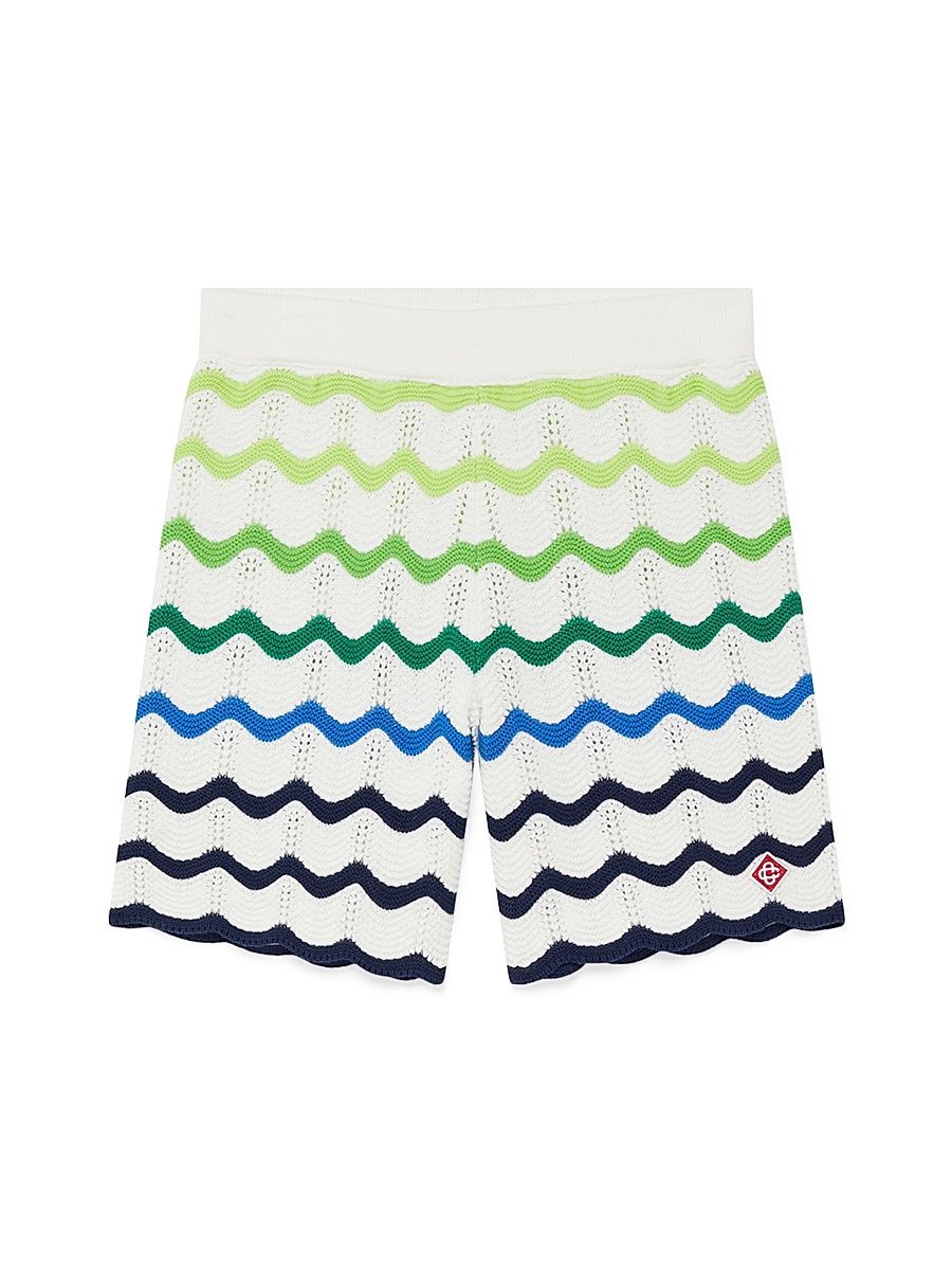Little Boy's & Boy's Wave Knit Shorts - Size 13