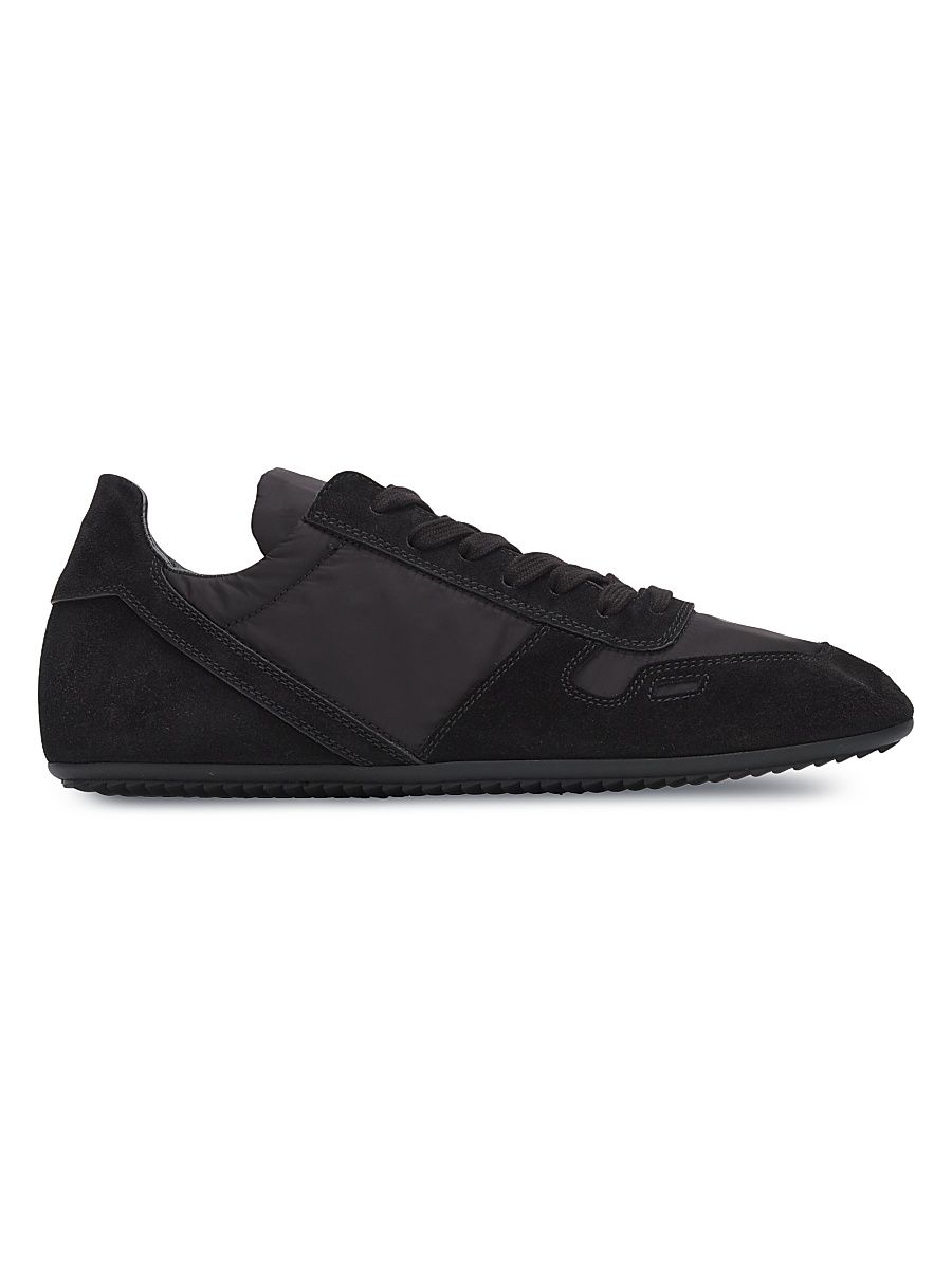 Men's Minimal Low-Top Sneakers - Black - Size 13