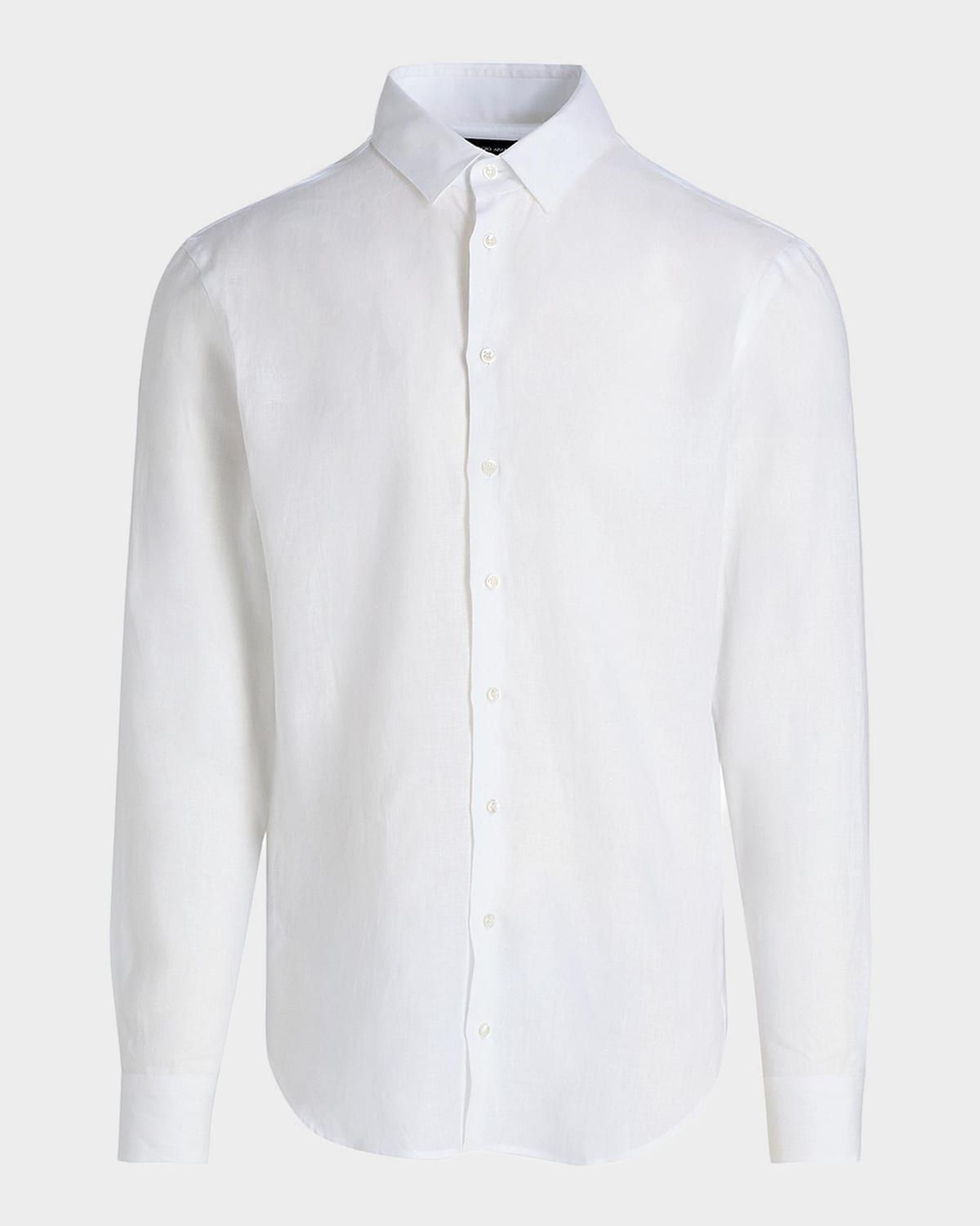 Men & apos;s Linen Classic-Fit Sport Shirt