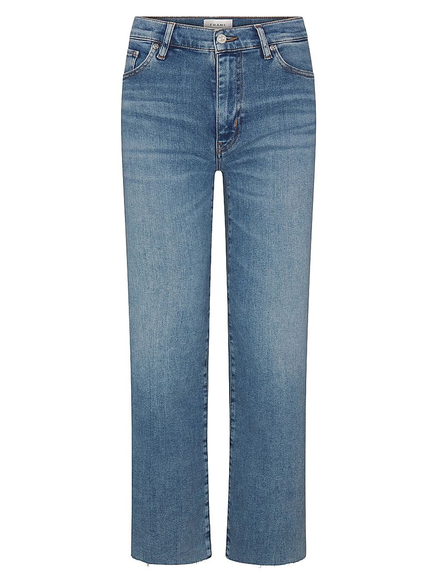 Women's The Mellow High-Rise Straight-Leg Jeans - Clue Raw After - Size 32