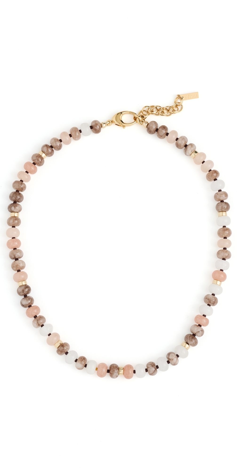 éliou Diero Necklace Pink/Brown One Size