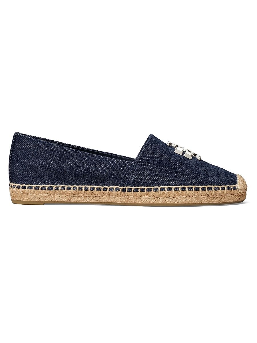 Women's Eleanor Denim Espadrilles - Midnight Stream - Size 9.5