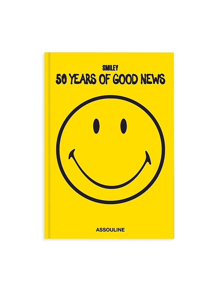 ''Smiley: 50 Years Of Good News'' Hardcover Book - Yellow