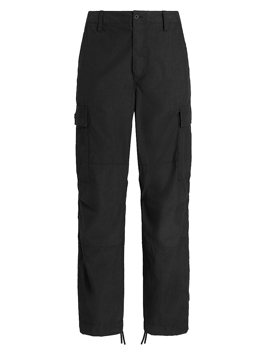 Men's Tinto Cotton Trousers - Nero - Size 36