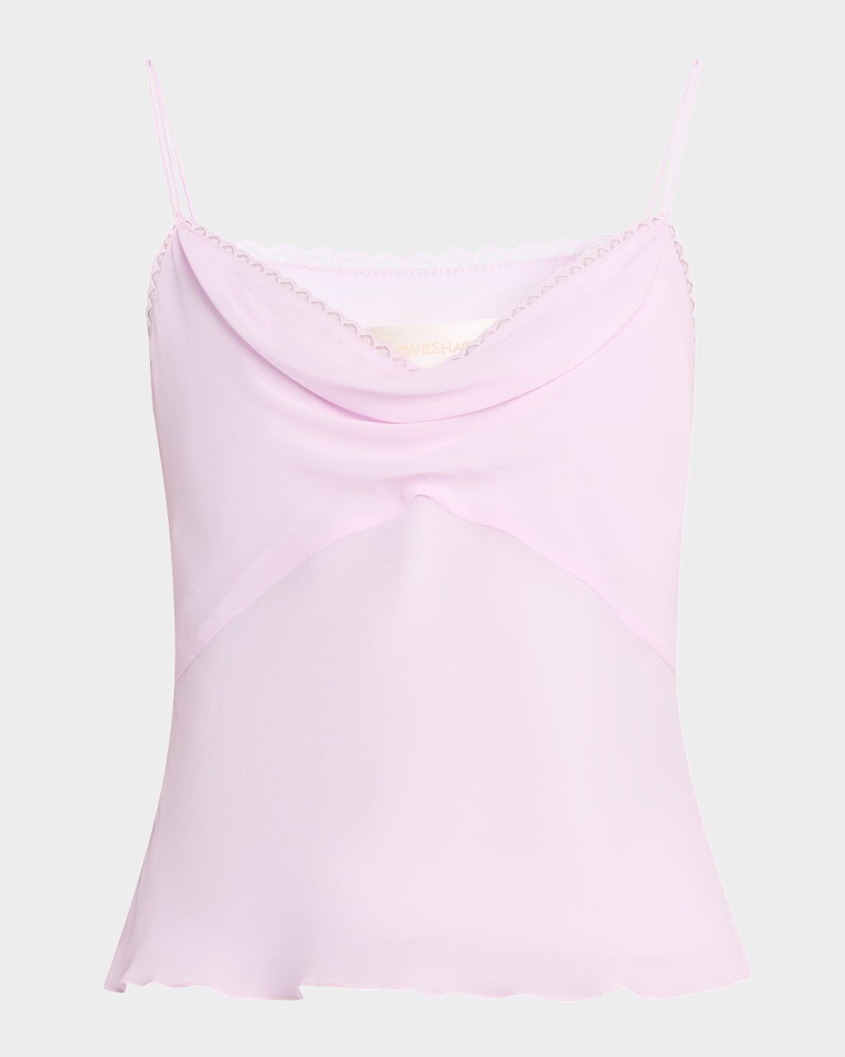 Lavoir Lace-Trim Sleeveless Top