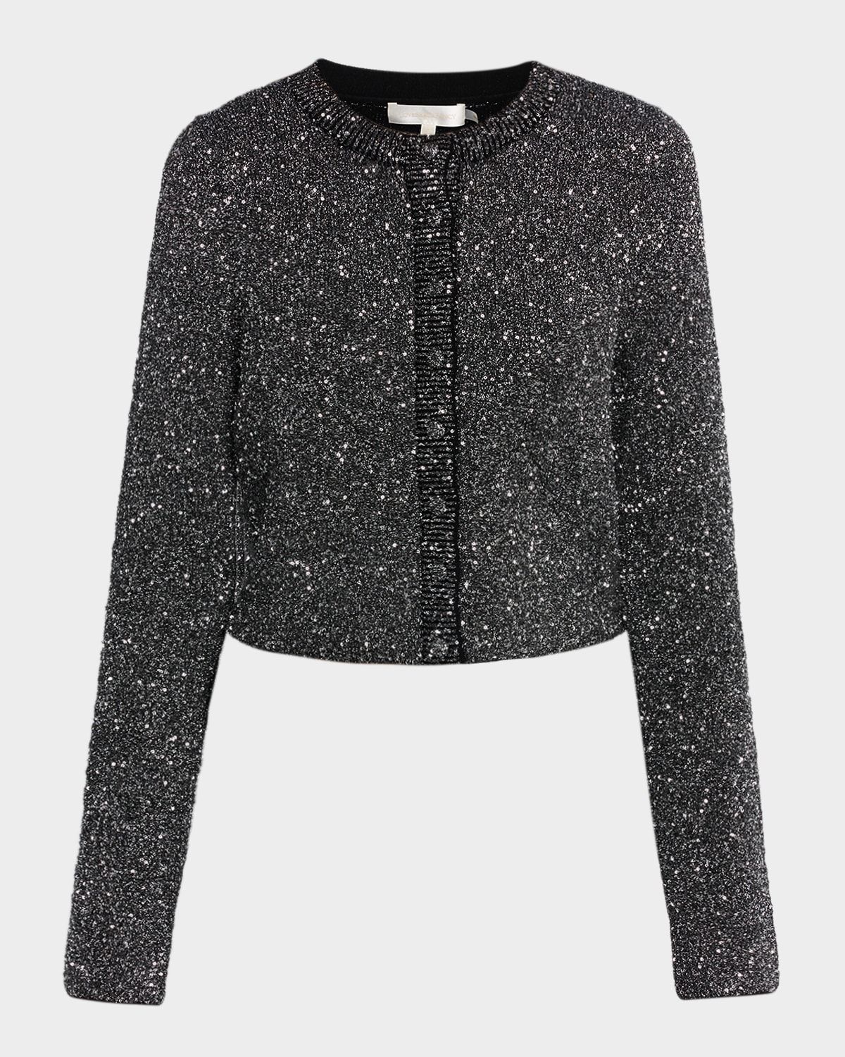 Ferra Sequined Knit Cardigan