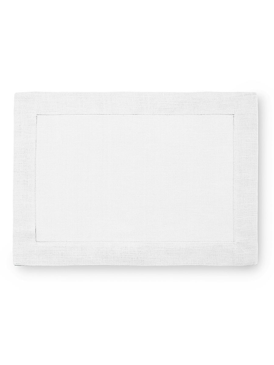 Festival 4-Piece Linen Placemat Set - White