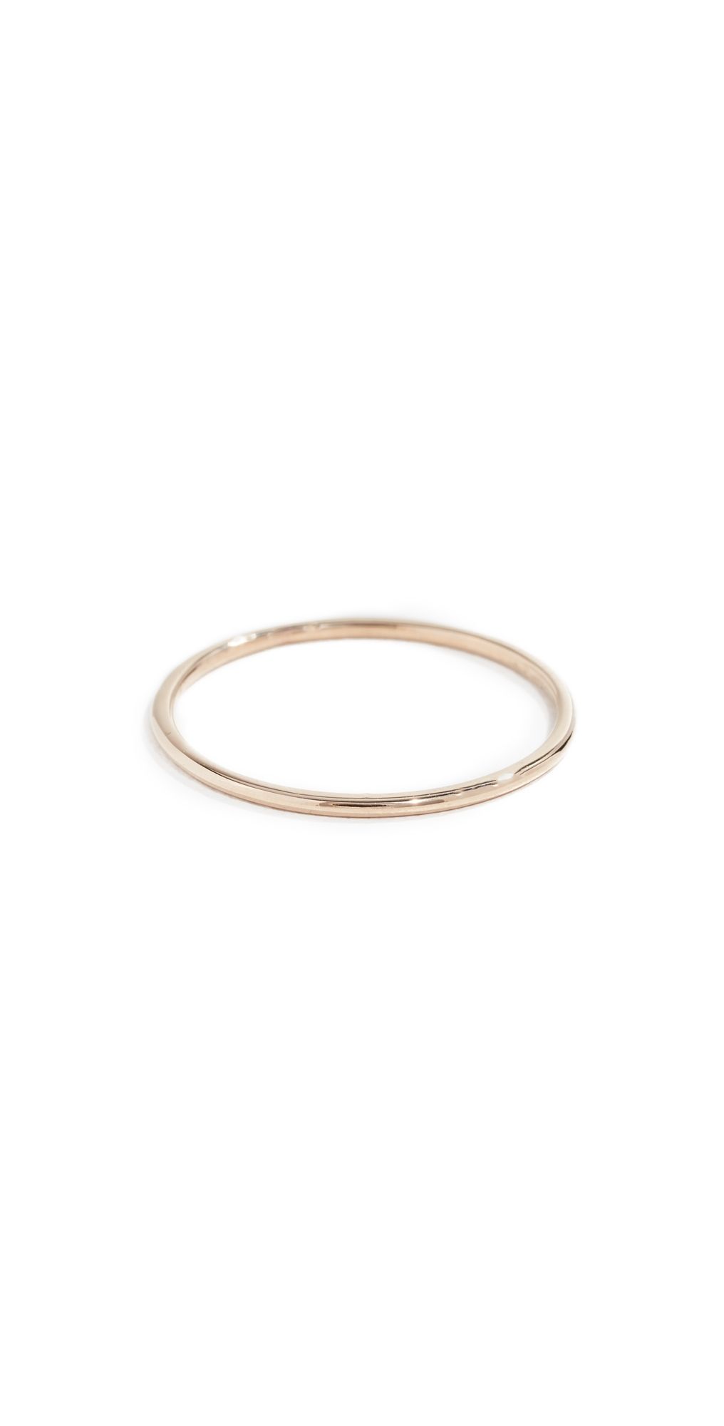 Zoe Chicco 14k Gold Thin Band Ring Yellow Gold 6