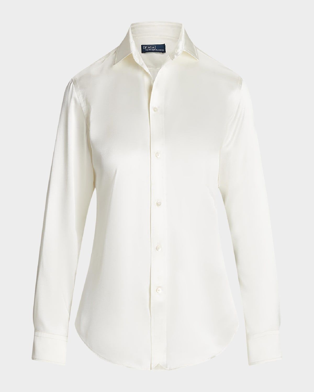 Slim-Fit Silk Shirt