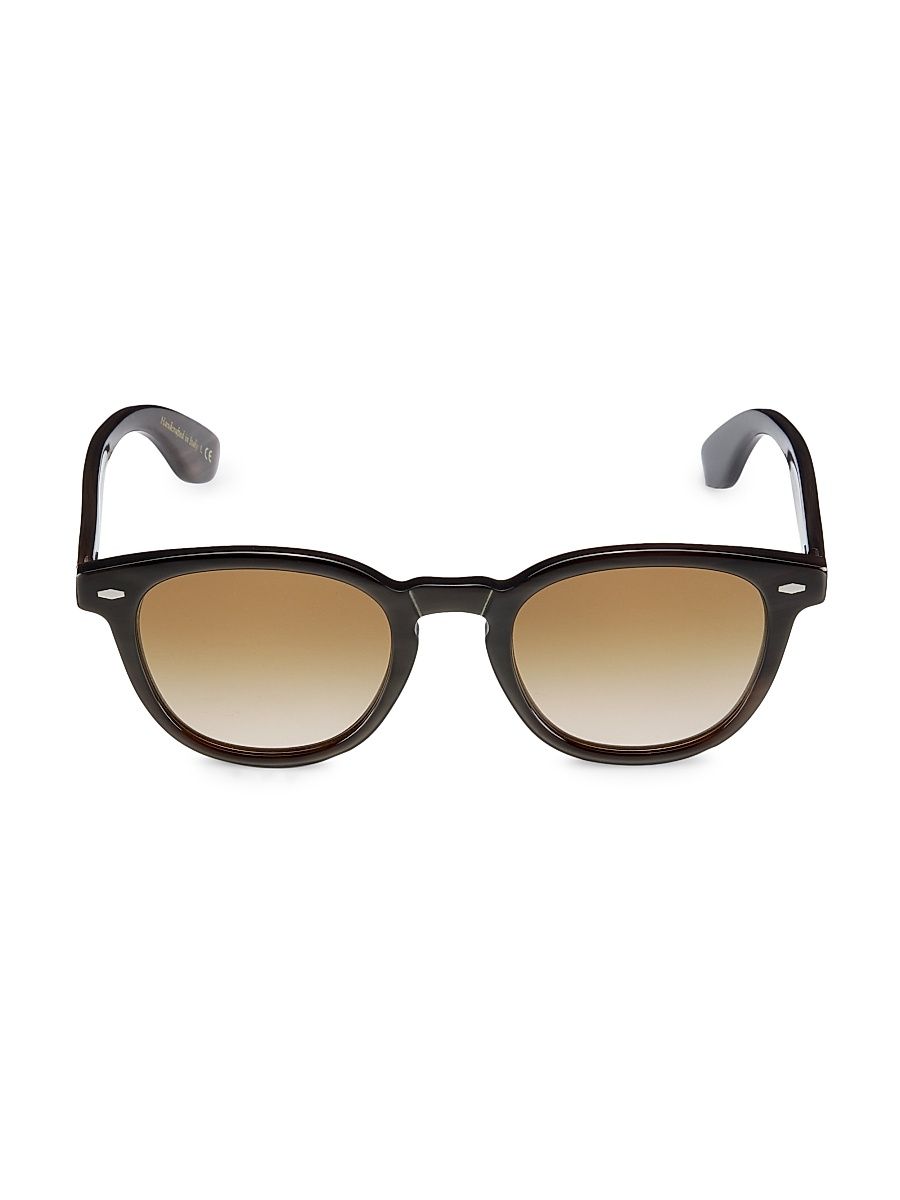 Men's Brunello Cuccinelli & Oliver Peoples Jep Horn 49MM Sunglasses - Brown