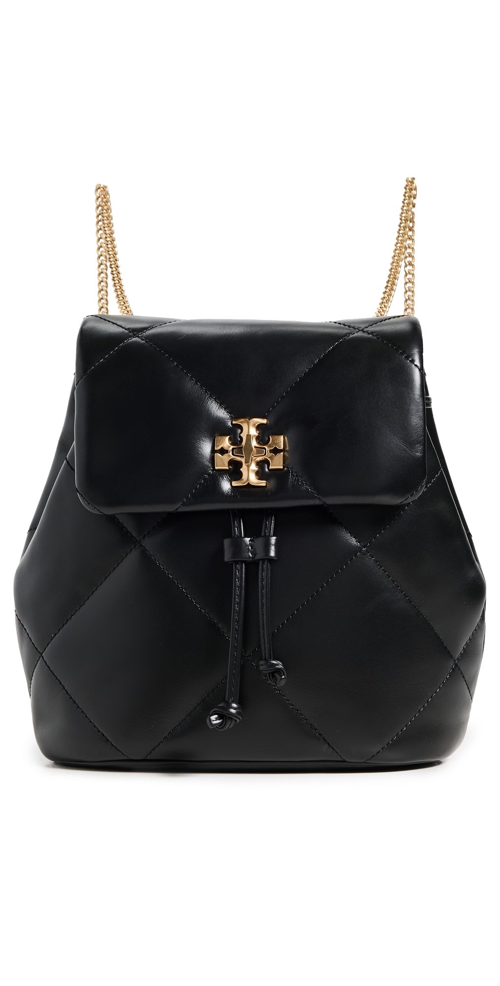 Tory Burch Kira Diamond Quilt Mini Backpack Black One Size