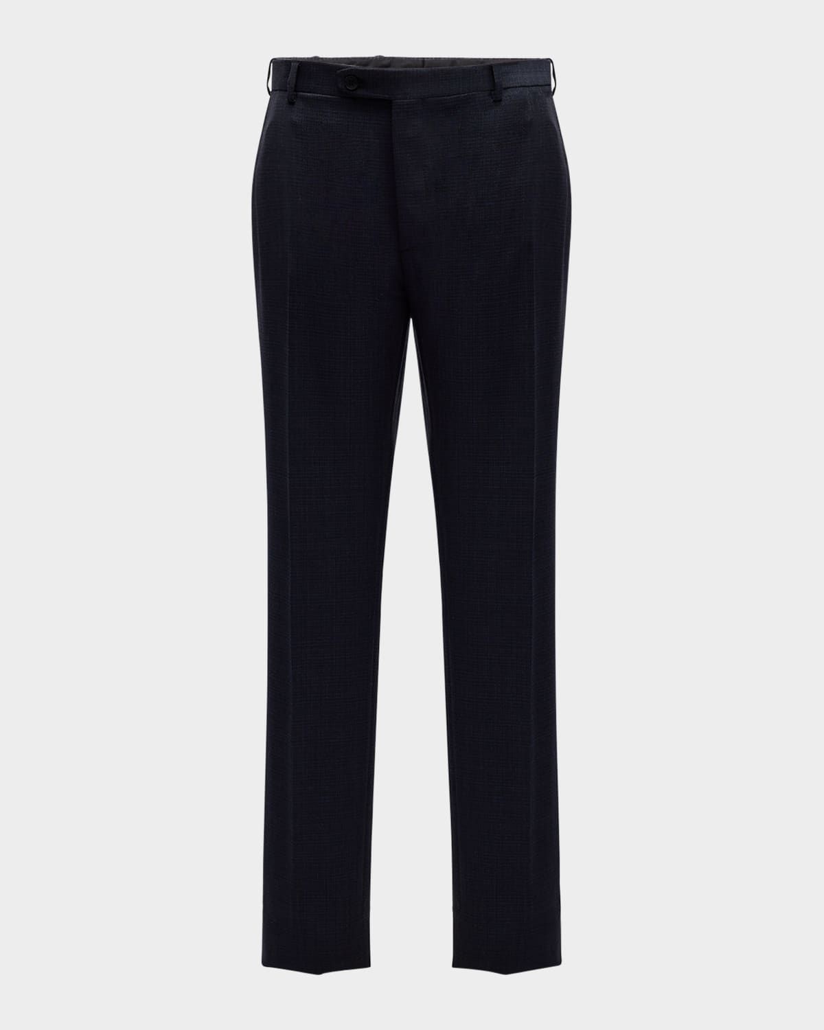Men & apos;s Textured Wool Dress Pants