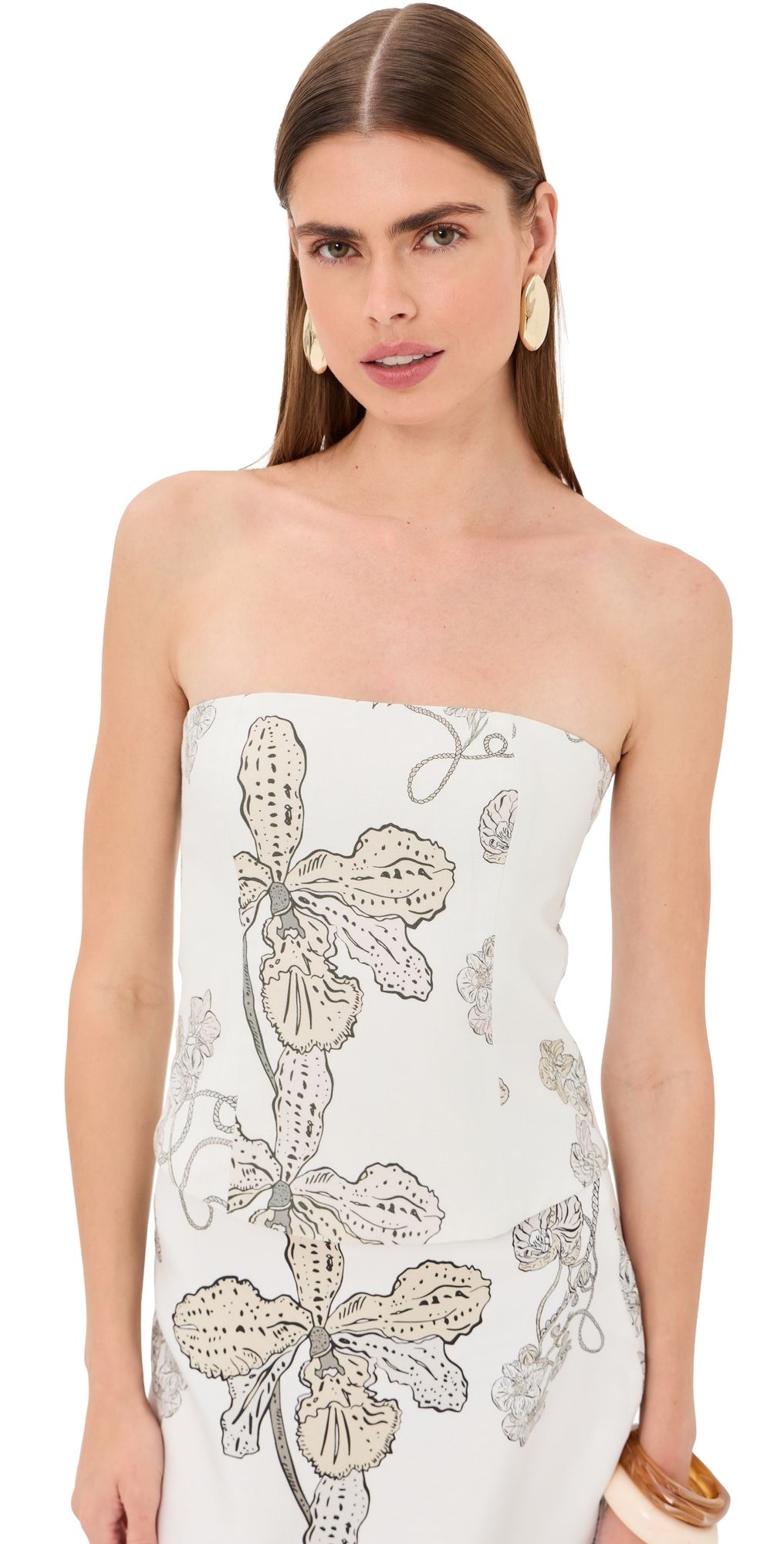 Isla & White Obelia Top Orquidee S