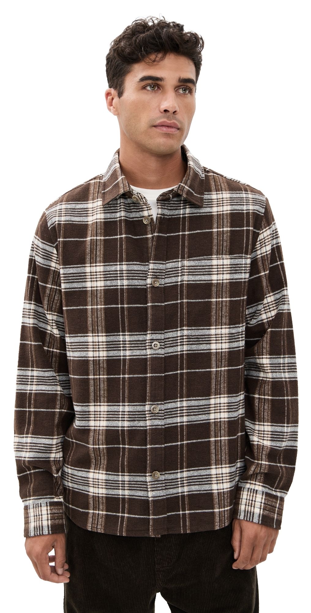 Les Deux Lennon Check Overshirt Delicioso XL