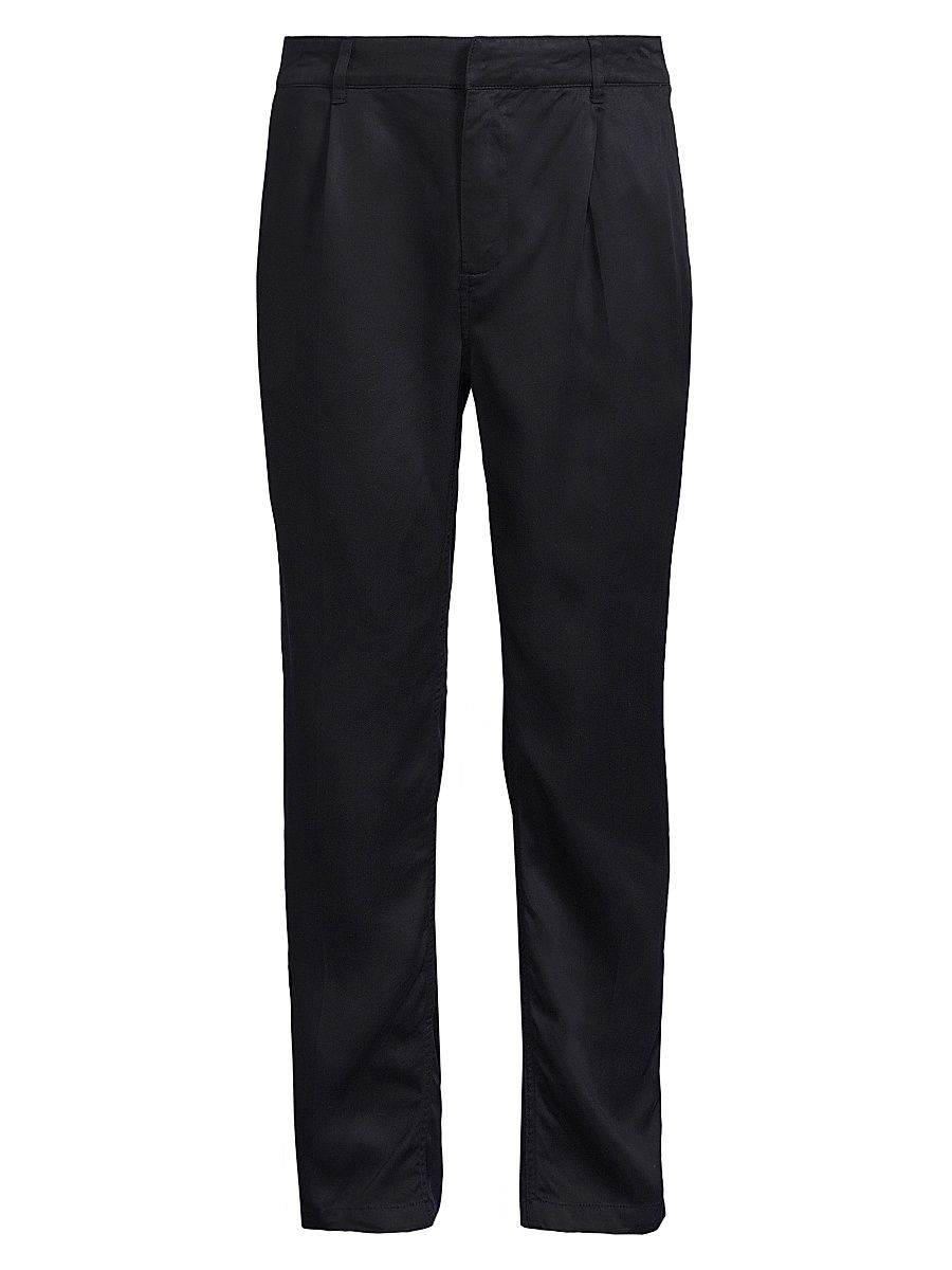 Men's Pleated Tapered Pants - Midnight - Size 38