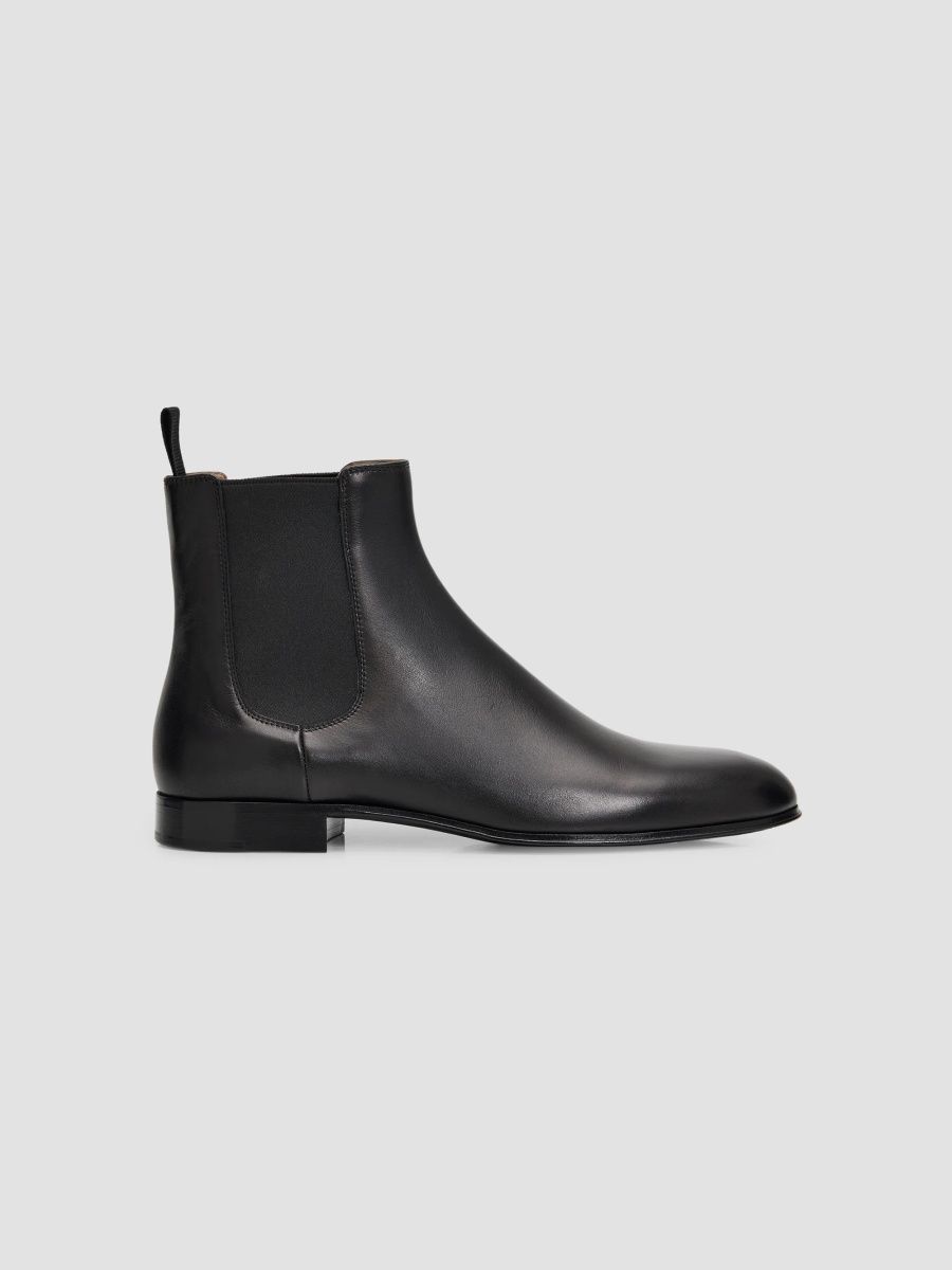 Gianvito Rossi Men's Alain Torino Leather Chelsea Boots - Nero - Size 10