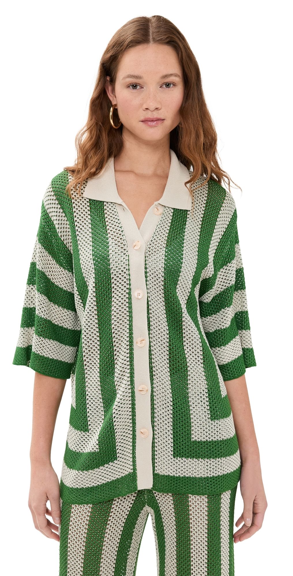 Seven Wonders Ziggy Top Emerald/Sand L