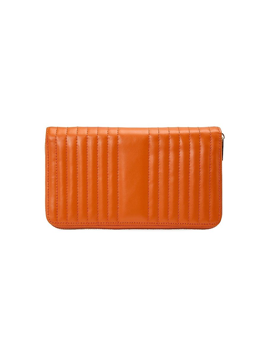 Maria Medium Zip Jewelry Case - Tangerine