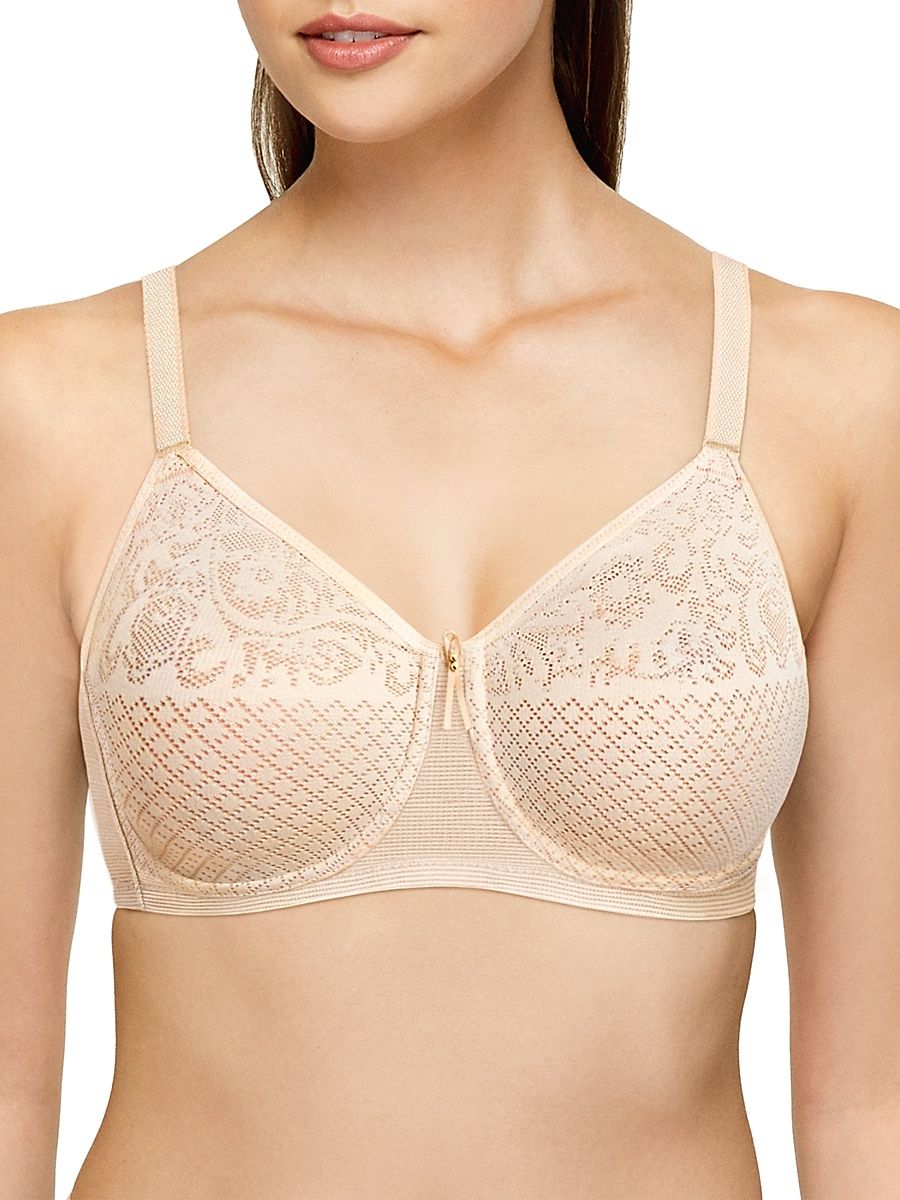 Women's Visual Effects Wire-Free Minimizer Bra - Sand - Size 36G