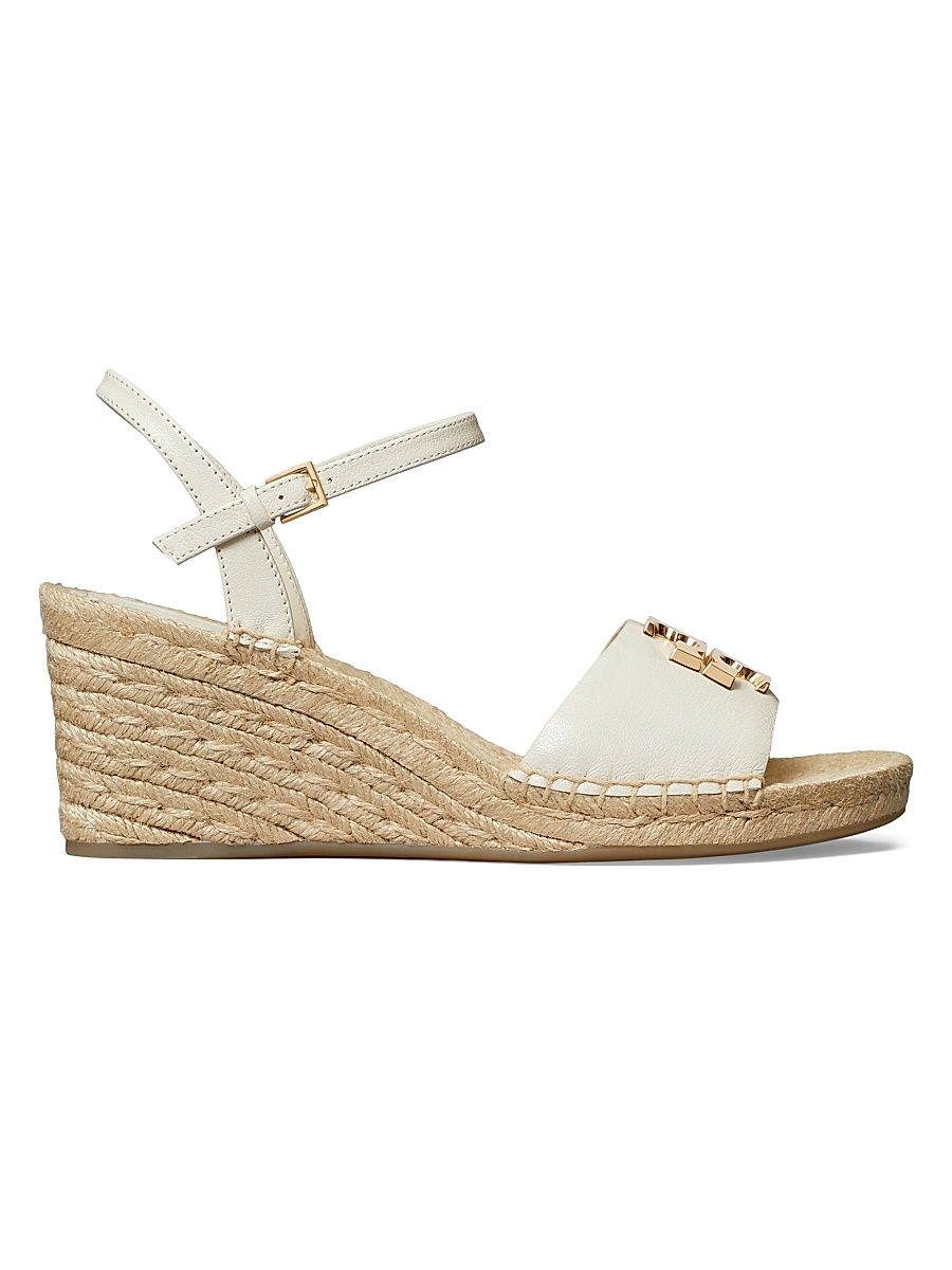 Women's Eleanor 50MM Espadrille-Wedge Sandals - Light Cream - Size 7.5